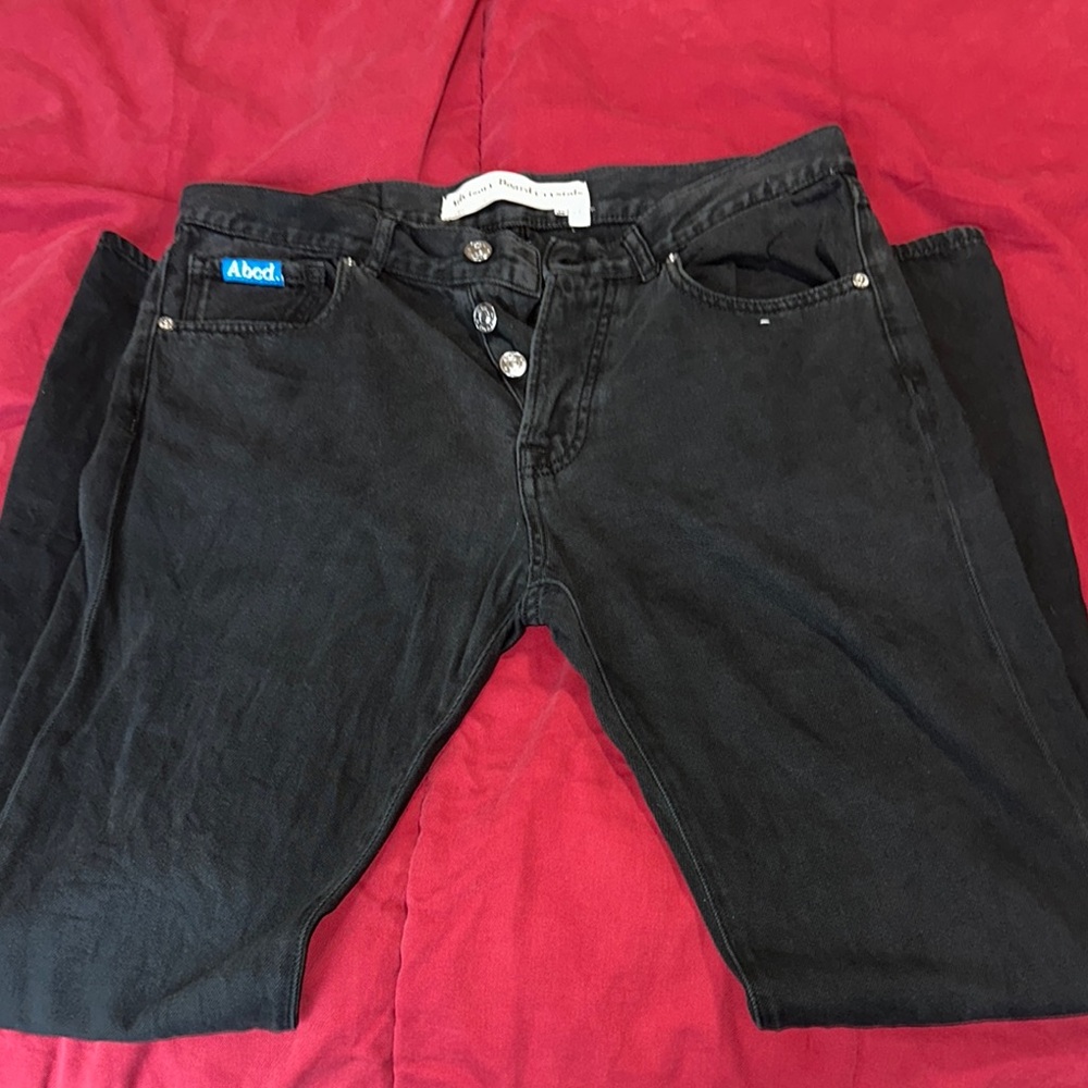 Advisory Board Crystals Black Denim Jeans